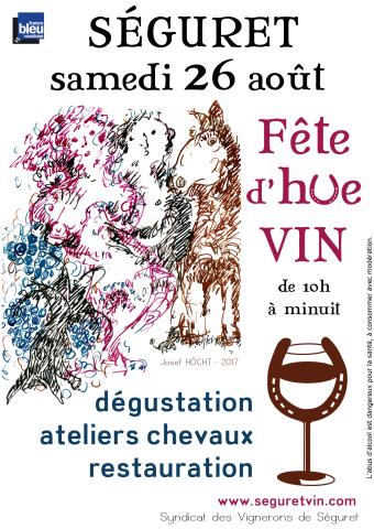 Fête de Hue Vin, Séguret 2017
